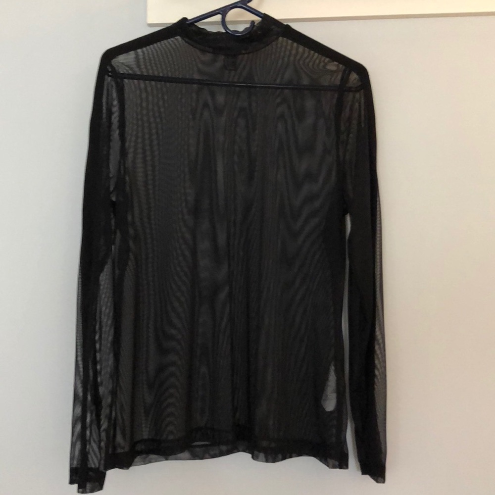 Black sheer top